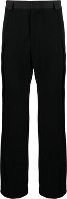 Gathered Straight-Leg Trousers