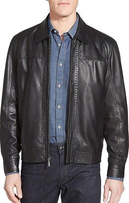 Missani Le Collezioni Lambskin Leather Jacket