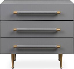 Trident Gray Nightstand