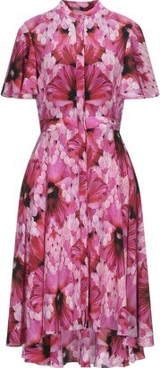 Midi Dress Fuchsia