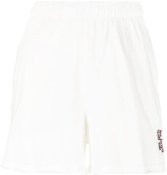 Embroidered-Logo Track Shorts