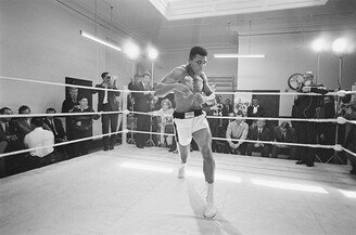 Ali In Training from Getty Images