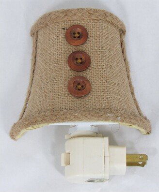 Burlap Night Light