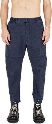 Tapered Leg Cropped Cargo Pants