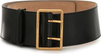 Black And Gold Military Belt