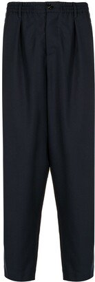 Cropped Tapered Trousers-AX