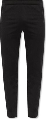 Tapered Leg Sweatpants - Black