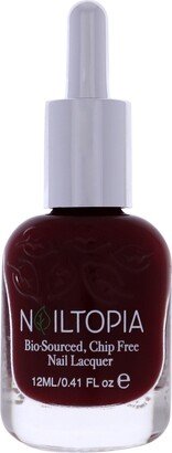 Bio-Sourced Chip Free Nail Lacquer - Ruby Slippers by Nailtopia for Women - 0.41 oz Nail Polish