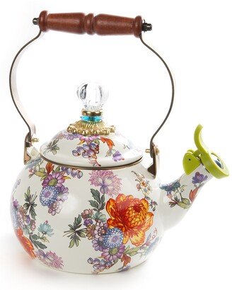 Flower Market Whistling Tea Kettle