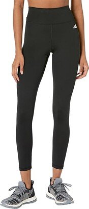 Training Essentials High-Waisted 7/8 Tights (Black) Women's Clothing