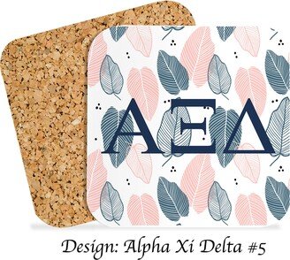 Alpha Xi Delta Beverage Coasters Square | Set Of 4