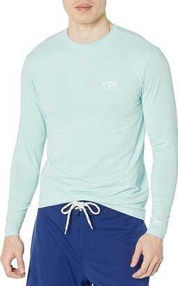 Arch Mesh Loose Fit Long Sleeve Surf Tee (Coastal) Men's Swimwear