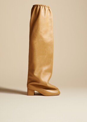 The Bowe Over-the-Knee Boot in Nougat Leather