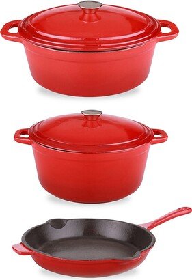 Neo 5-Piece Dutch Oven & Fry Pan Set