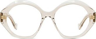 Anagram Logo Plaque Round Frame Glasses
