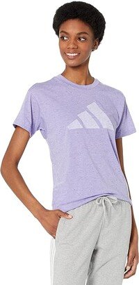 Winners 3.0 Tee (Light Purple Melange) Women's Clothing