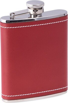 Stainless Steel & Leather Flask