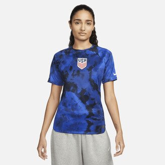 USMNT 2022/23 Stadium Away Women's Dri-FIT Soccer Jersey in Blue