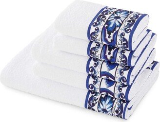 Barocco-trim towels (set of 5)