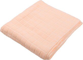 Unique Bargains Bathroom Shower Classic Soft Absorbent Cotton Bath Towel 55.12x28.74 1 Pc Pink