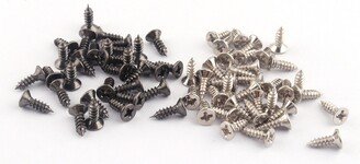 6mm Silver Woodworking Screws Hinge Box Hardware Round Head Metal Fastener Cupboard Cabinet Furniture Door Latch Decorative