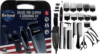 Deluxe Pro-Clipper and Grooming Kit by Barbasol for Men - 30 Pc Clipper