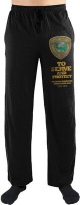 Friday The 13th 'Crystal Lake Police' Sleep Pajama Pants-X-Large