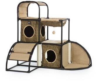 Prevue Pet Products Catville Townhome Leopard Print 7235