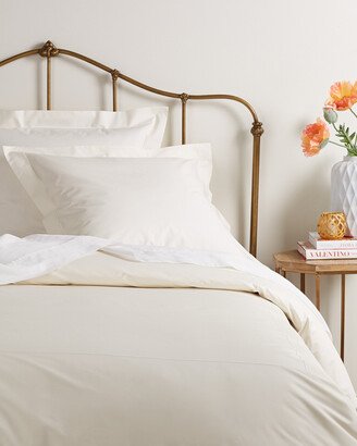 One Bourdon Ivory Duvet Cover