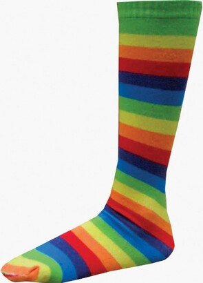 Dress Up America Striped Rainbow Knee Socks - One Size - Kids