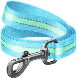 Waudog Nylon dog leash, glow in the dark/reflective