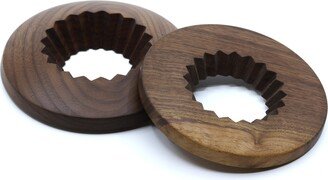 Origami Coffee Dripper Holder, Pour Over Stand, Walnut Wood Holder For S M