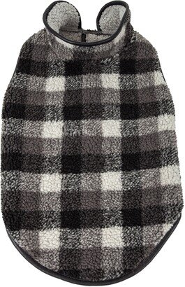 'Black Boxer' Classical Fashion Insulated Plaid Dog Coat