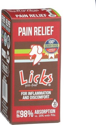 Licks Pill Free Licks Pill-Free Dog Pain Relief - Inflammation Supplement - Pain Relief Supplement for Dogs - Dog Health Supplies - Gel Packets - 30 Use