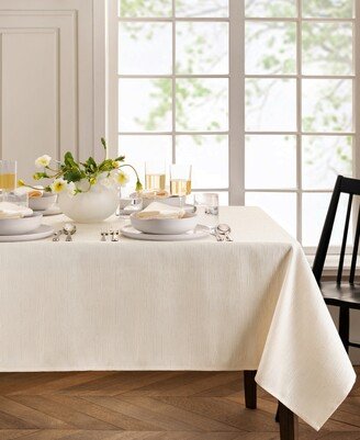 Continental Solid Texture Water and Stain Resistant Tablecloth, 60