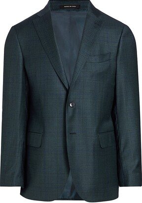 COLLECTION Plaid Wool Two-Button Sport Coat