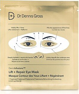 DermInfusions Lift + Repair Eye Masks, Set of 4