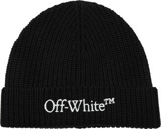 Logo-embroidered Ribbed Wool Beanie