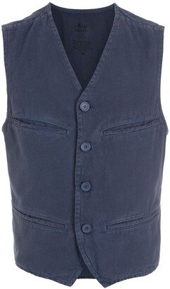 Buttoned Cotton Waistcoat