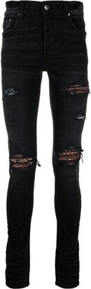 Distressed Skinny Jeans-AA