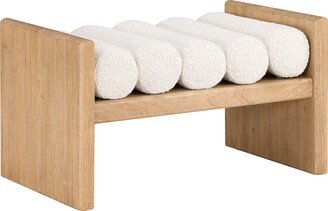 Meridian Furniture Waverly Collection Modern | Contemporary Bench with Solid Wood Rich Finish-AC