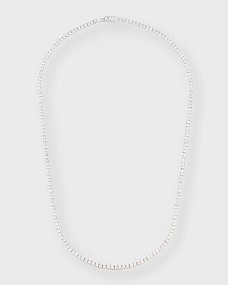 18k White Gold Diamond Choker Necklace, 16L