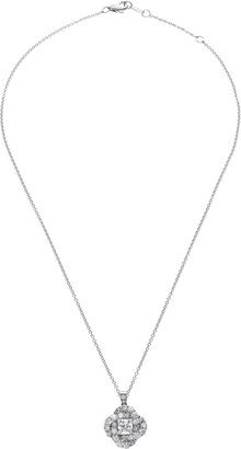 LEO PIZZO 18kt white gold diamond Vortex pendant necklace