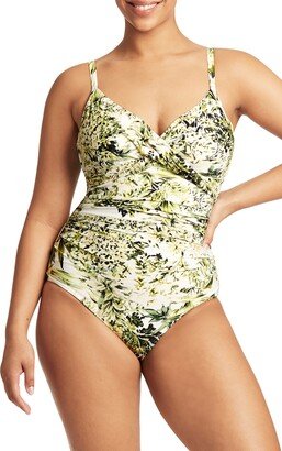 Twist Front DD- & E-Cup Underwire One-Piece Swimsuit