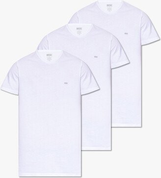 ‘UMTEE’ T-shirt 3-pack - White