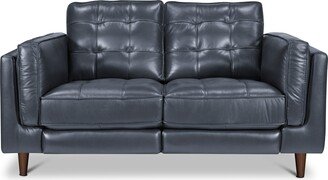 TRP Keating Leather Loveseat with Power Footrests