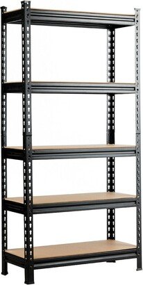 5-Tier Steel Shelving Unit Storage Shelves Heavy Duty Storage Rack - 12