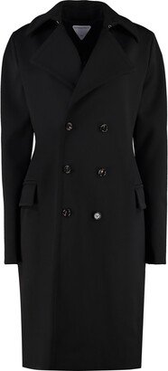 Double-breasted Wool Coat-AI