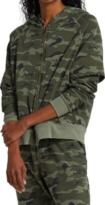 Zepplin Zip-Up Camouflage Hoodie