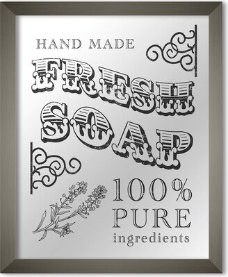 Vintage Hand Made Bathroom Soap Advertisement, 11 x 14